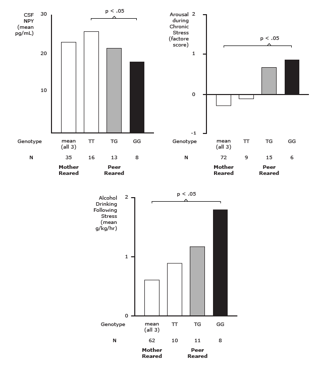 A Genetic Variation in the Neuropeptide Y (NPY) Gene Produces Lower NPY Levels i